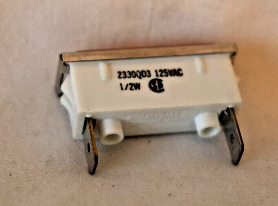 2330QD3 Visual Communications Company VCC Indicator Neon Amber Panel Mount Lamp