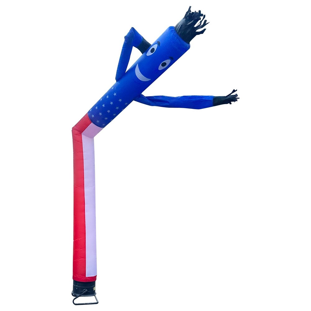 20Ft USA Flag Inflatable Dancer Wind Dancing Sky Puppet with NO Blower