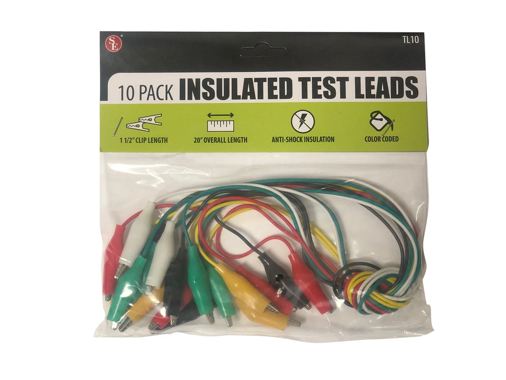 Insulated Test Leads 10 Pack