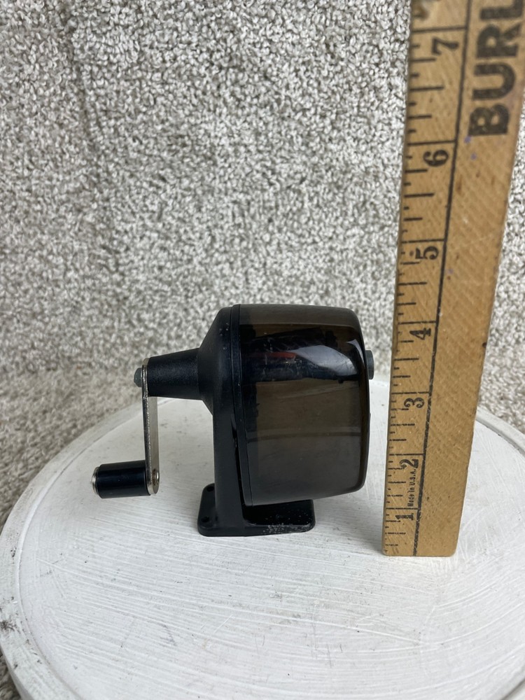 Manual Desk Mount One Hole Pencil Sharpener Black