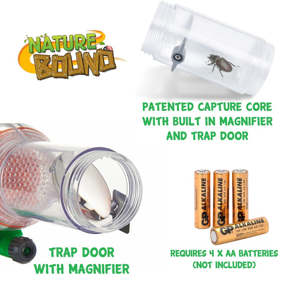 Nature Bound: Bug Hunter Bundle Set - Insect Vacuum & Critter Barn - Light-Up
