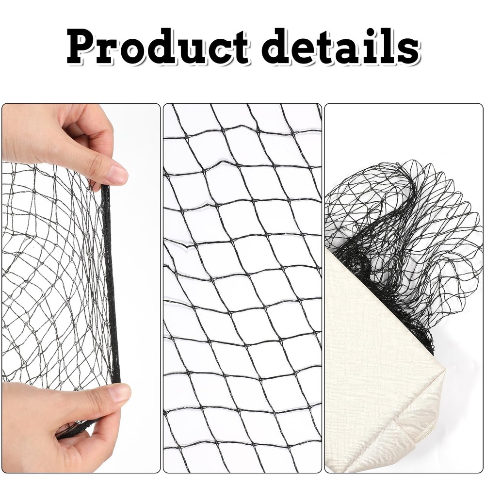 6PCS Hair Net for Rollers, Mesh Triangular Hair Nets for , Elastic Breathable...