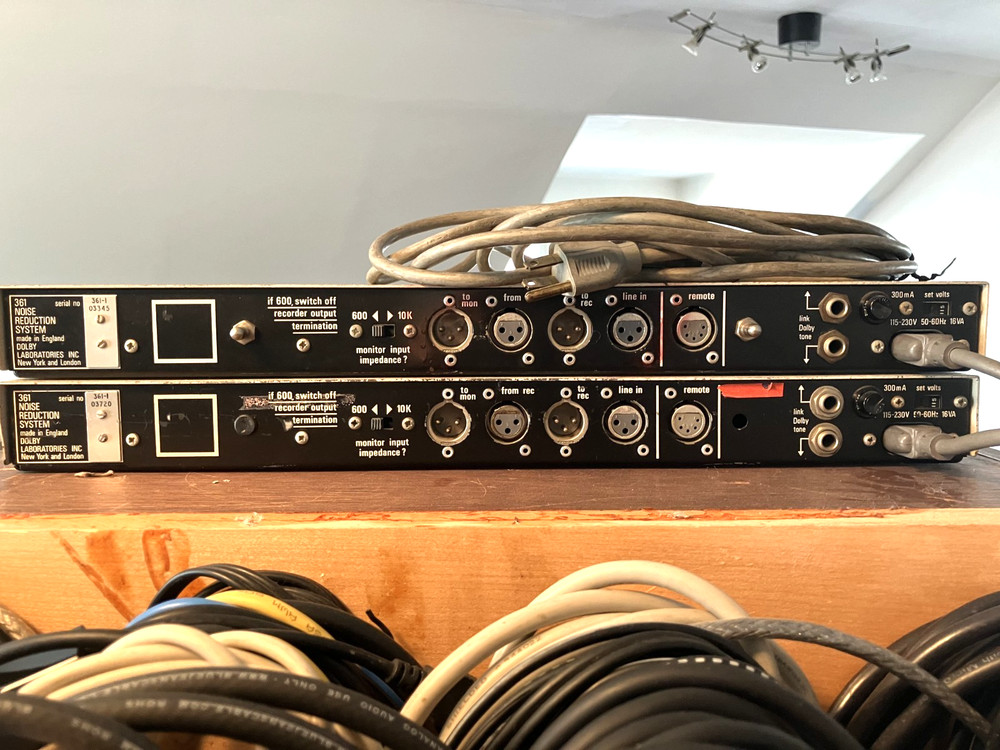 (2) Dolby 361 MODEL A-Type Noise Reduction Modules