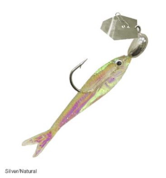 Z-Man ChatterBait Flashback Mini 1/8 oz - Silver Natural