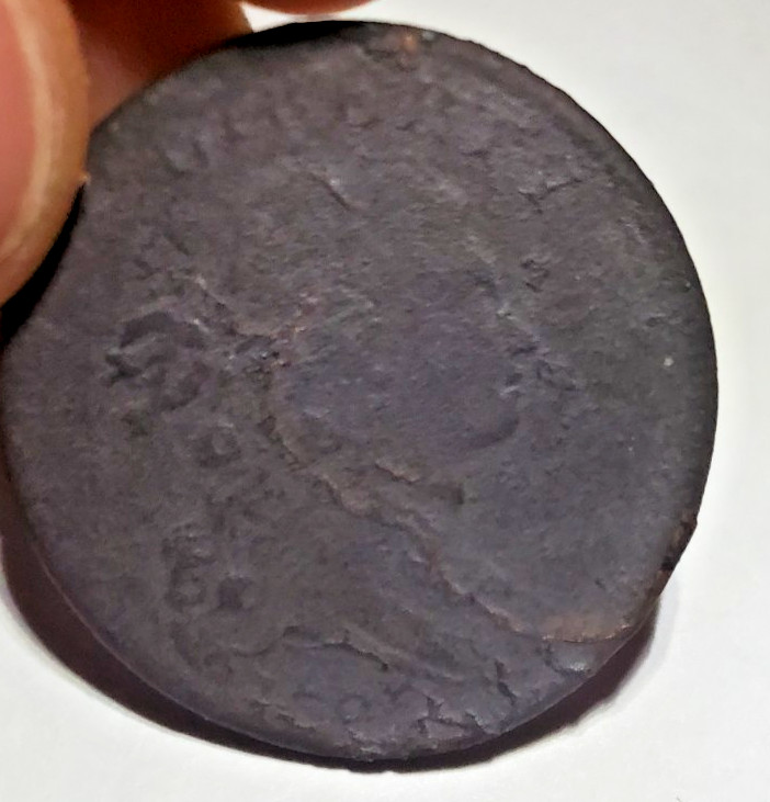 1799 Draped Bust Large Cent Key Date Env Damage