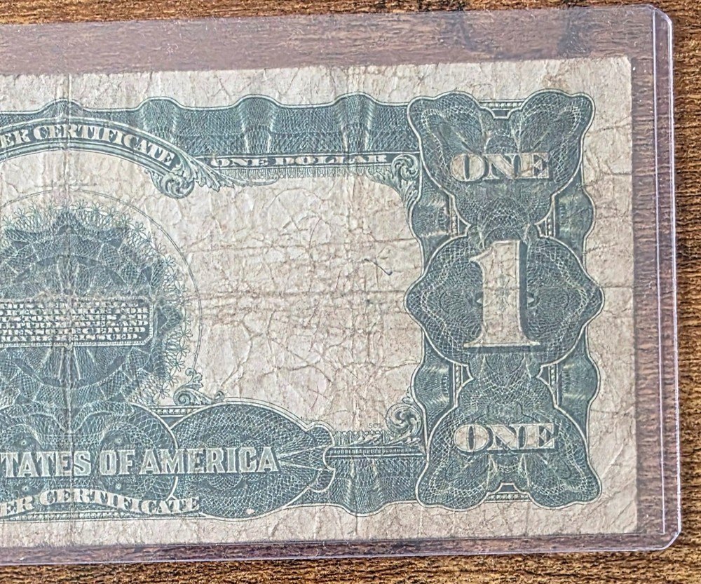1899 $1 black eagle silver certificate