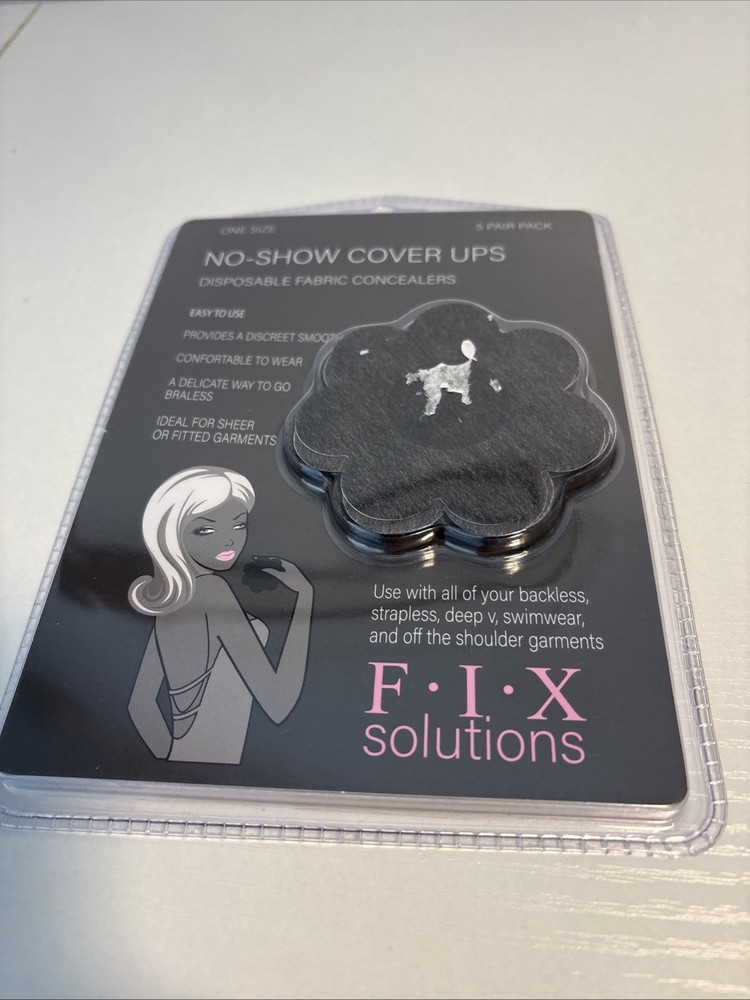 FIX Solutions No Show Nipple Cover Ups 5 Pack NEW