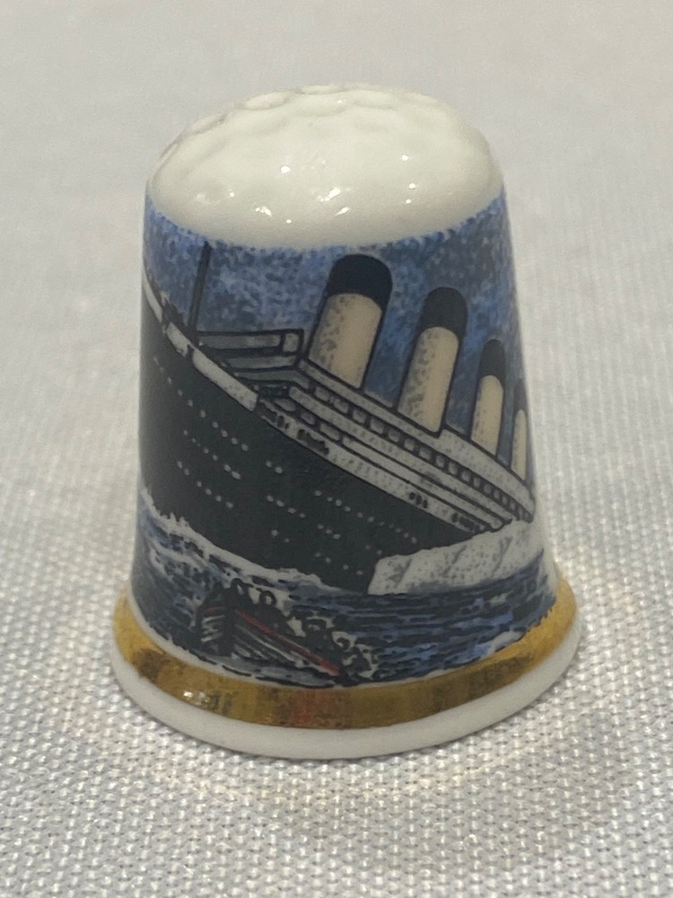 Titanic Commemorative Fine Bone China Thimble