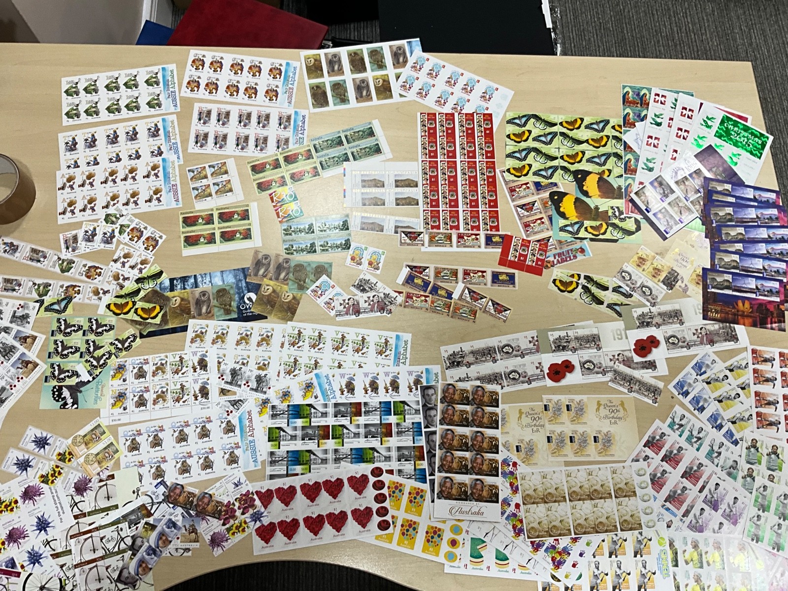 Australia stamps MNH modern Full Gum Face Value $1000+ xx132