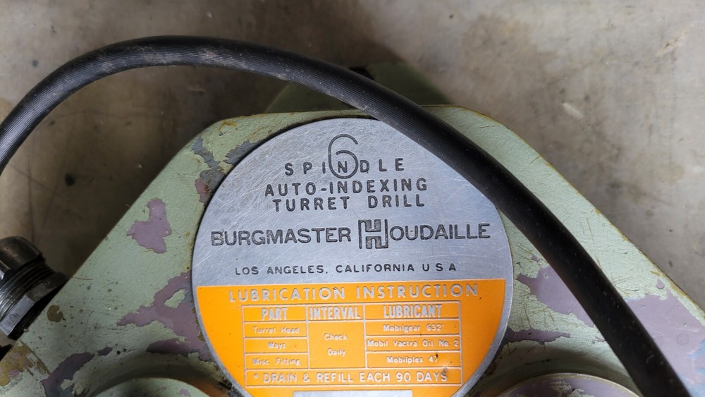 Spindle Auto Indexing Turret Drill