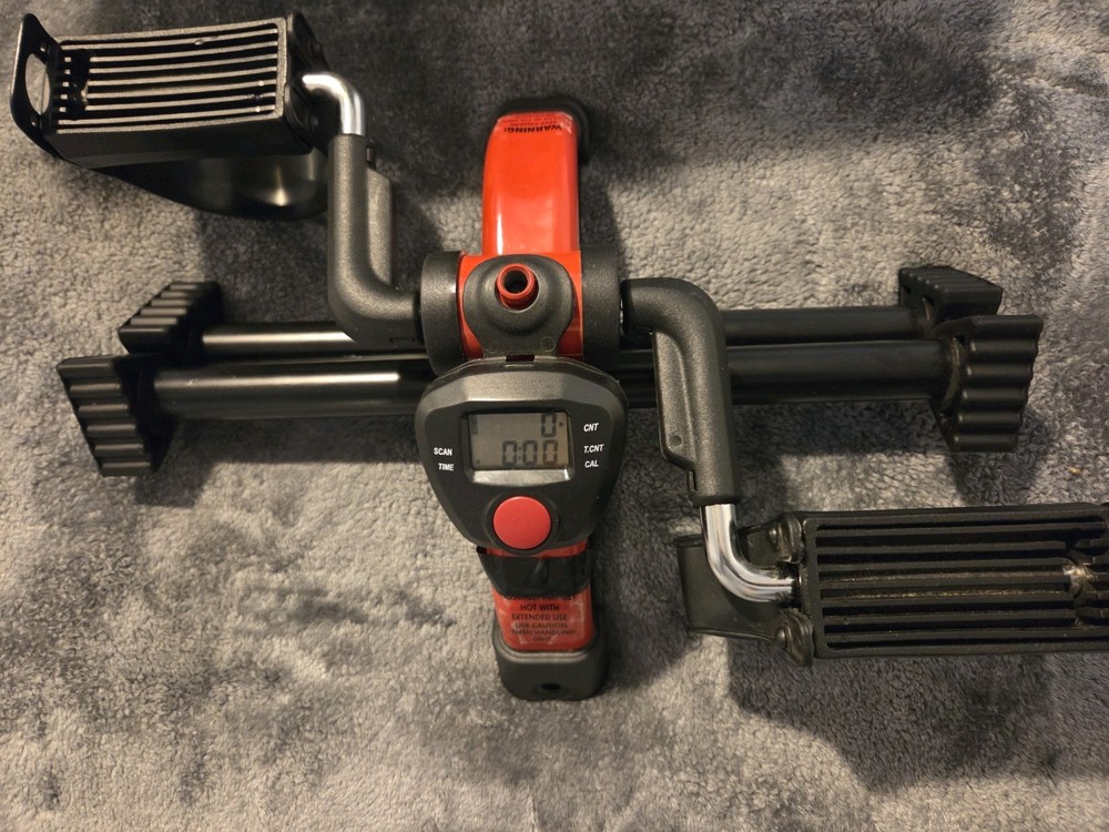 Nova 6002-R Exercise Peddler Digital Display Adjustable Tension Foldable Compact