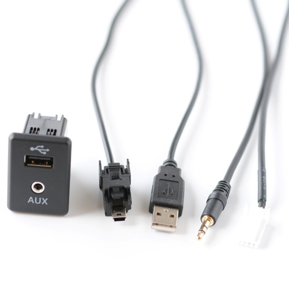 280234BA0B AUX Socket + USB Cable for Nissan Frontier Rogue and Altima Models