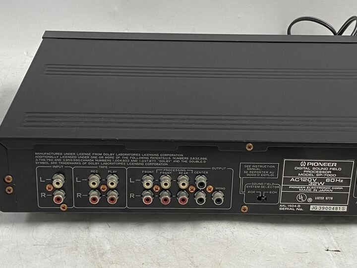 Pioneer SP-700D Dolby Pro Logic Sound Processor