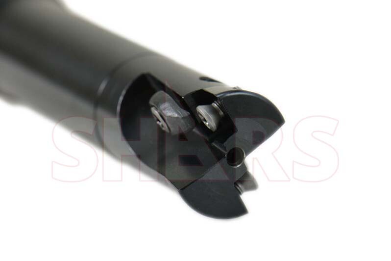 1" High Feed Indexable End Mill 2FL 4 Cutting Edge SDMT Insert save $98 P]