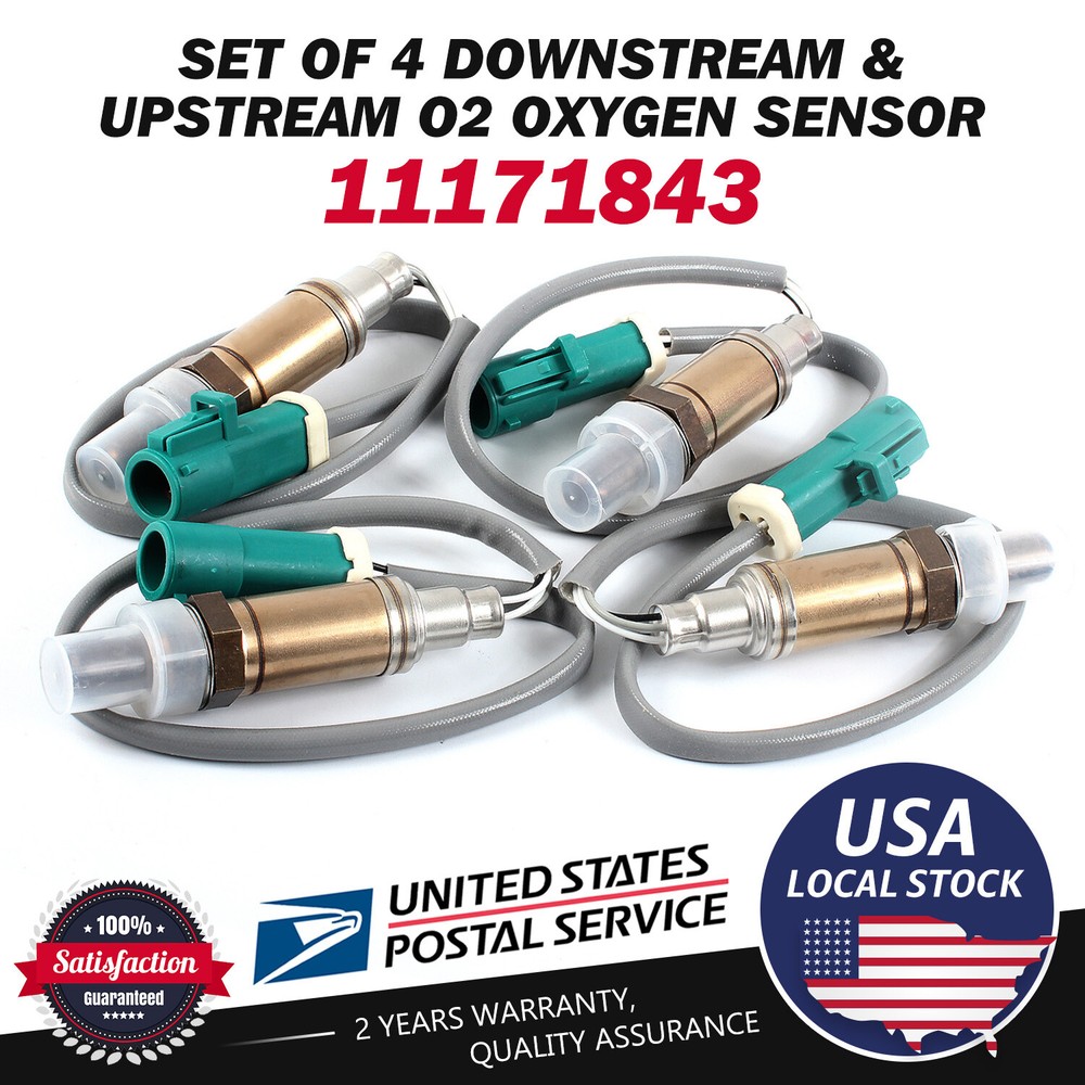 4X Replace BOSCH UP&DownStream O2 Oxygen Sensor For 97-02 Ford E-150 Econoline