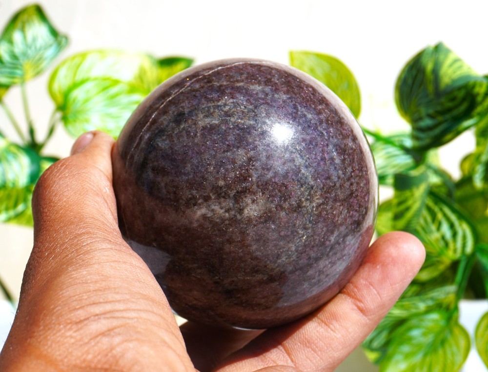 Large 90MM Pink Ruby In Spinal Matrix Stone Healing Mineral Metaphysical Sphere