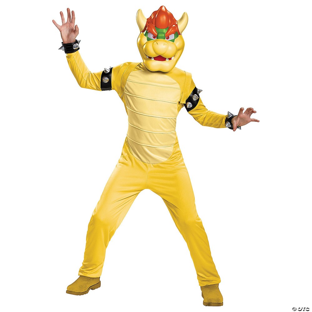 Bowser Deluxe Costume, Medium (7-8)