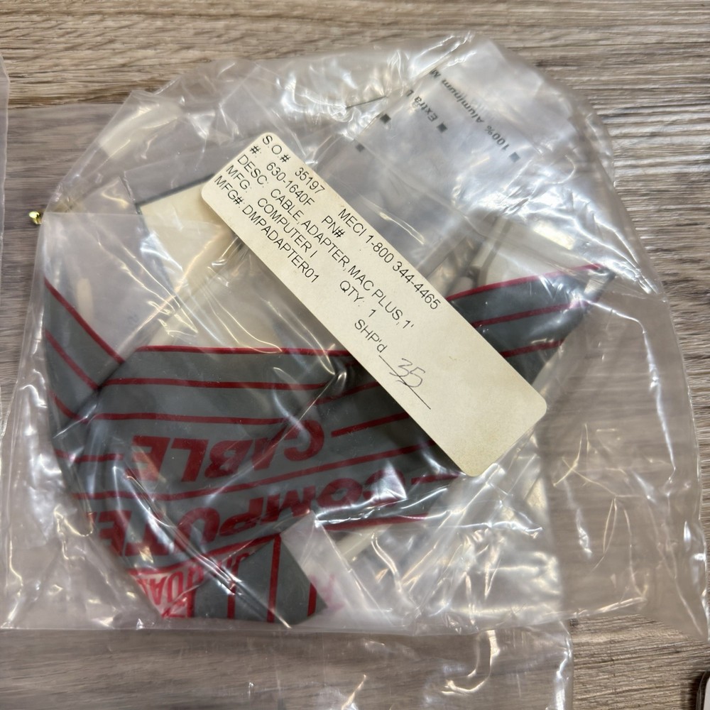 Vintage Computer Cables Adapters Lot Apple Mac VGA Serial Printer UNTESTED