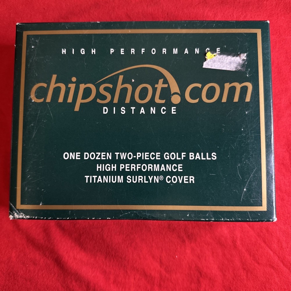 Chipshot High Performance Golf Balls One Dozen