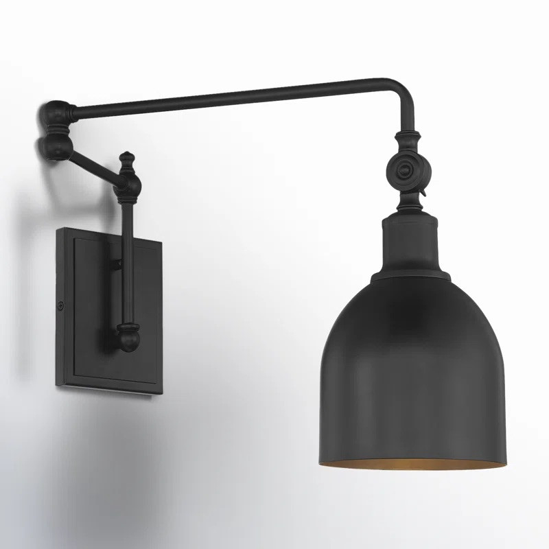 Seraphine Single Light Dimmable Swing Arm Sconce - Birch Lane