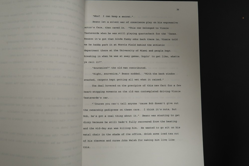 King Con Original Book Script Stephen J. Cannell Studios Collection 1996 Novel