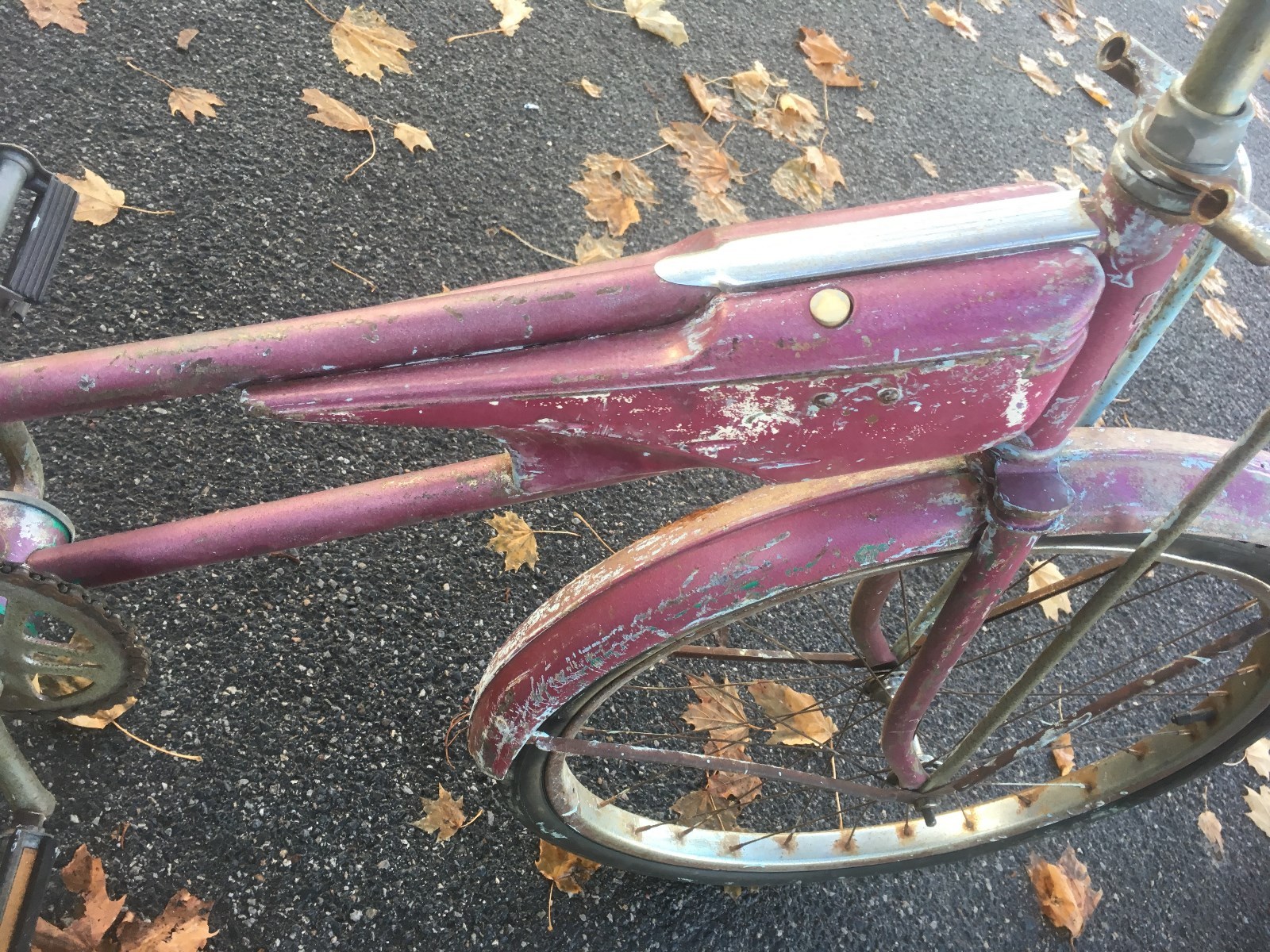 GOODYEAR 50'S BICYCLE VINTAGE FIRE POLICE . TANK BICYCLE SIREN