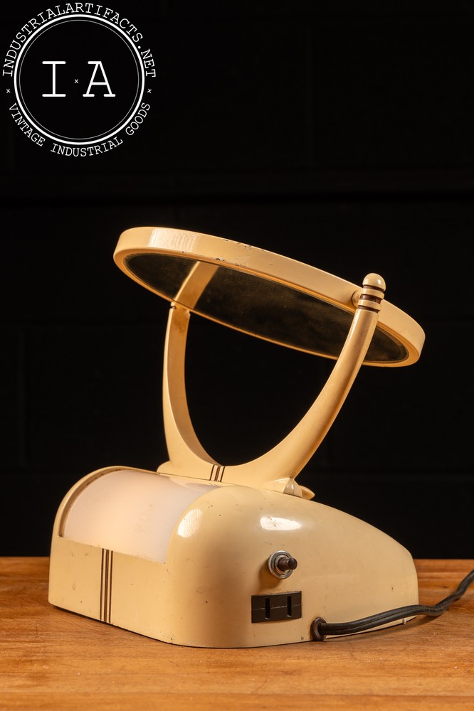 Vintage Streamline Lighted Vanity Mirror