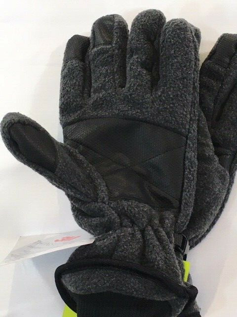 Tek Gear Small/Medium Thinsulate Microfleece Gloves - Charcoal NWT