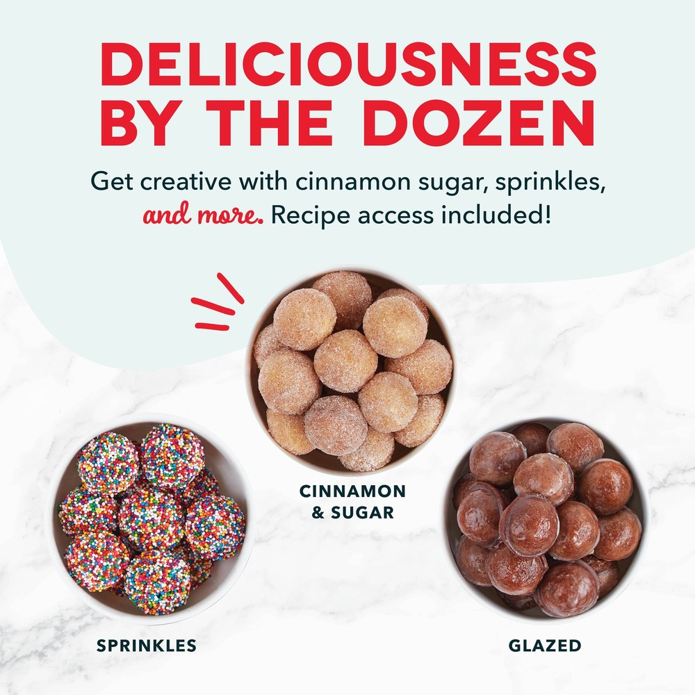 Donut Bite Maker 9 Donut Bites Rose