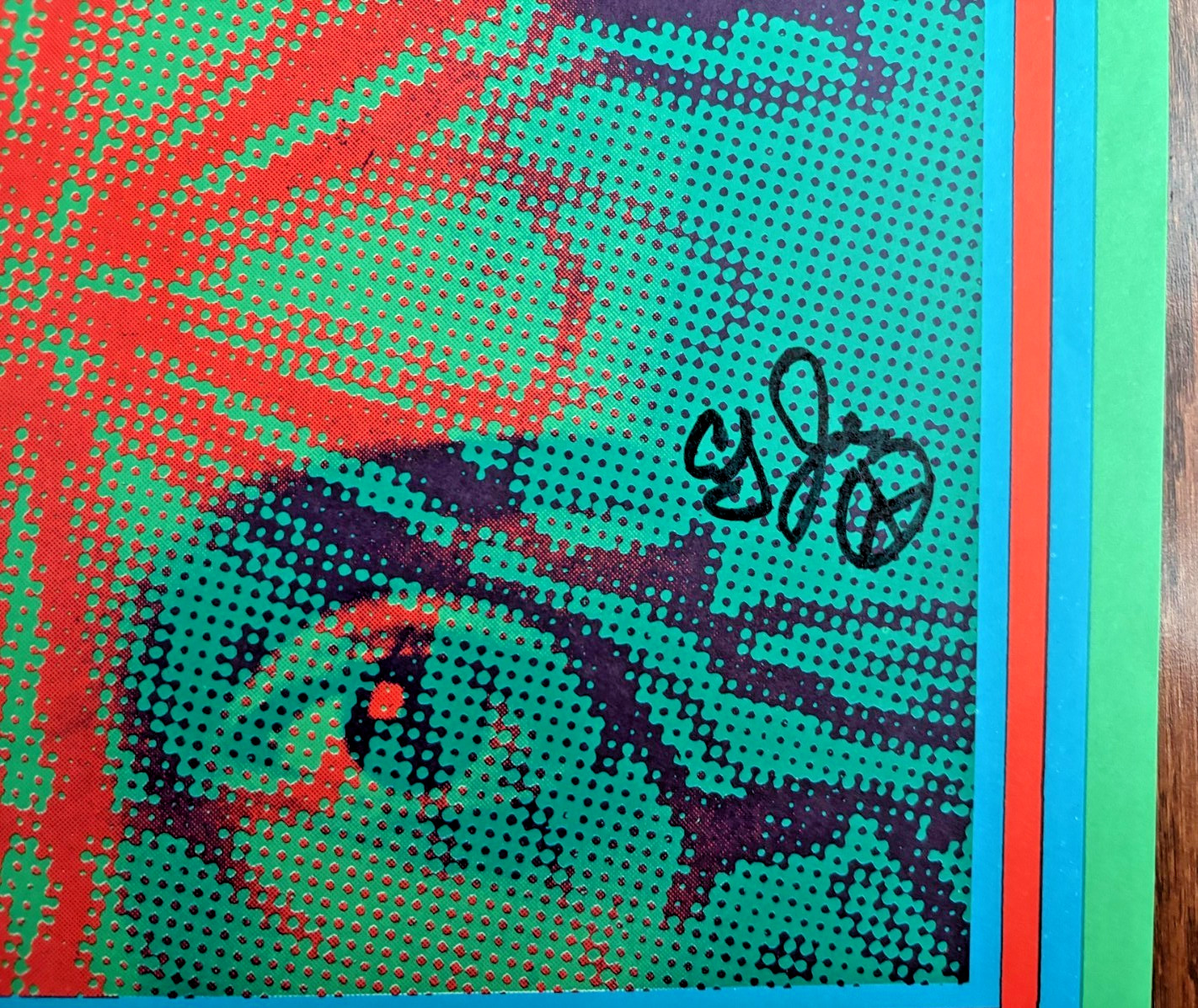 1967 The Doors Country Joe SIGNED Moscoso Fillmore Family Dog Poster FD 50