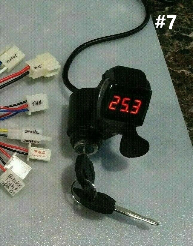 Razor Dirt Quad 24v To 36v throttle controller, electrical kit 36 Over Volt Kit