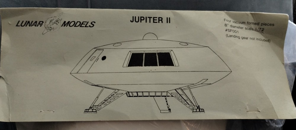 Lunar Models Jupiter II 8" Diameter W/Alpha Moonbase. Read Description