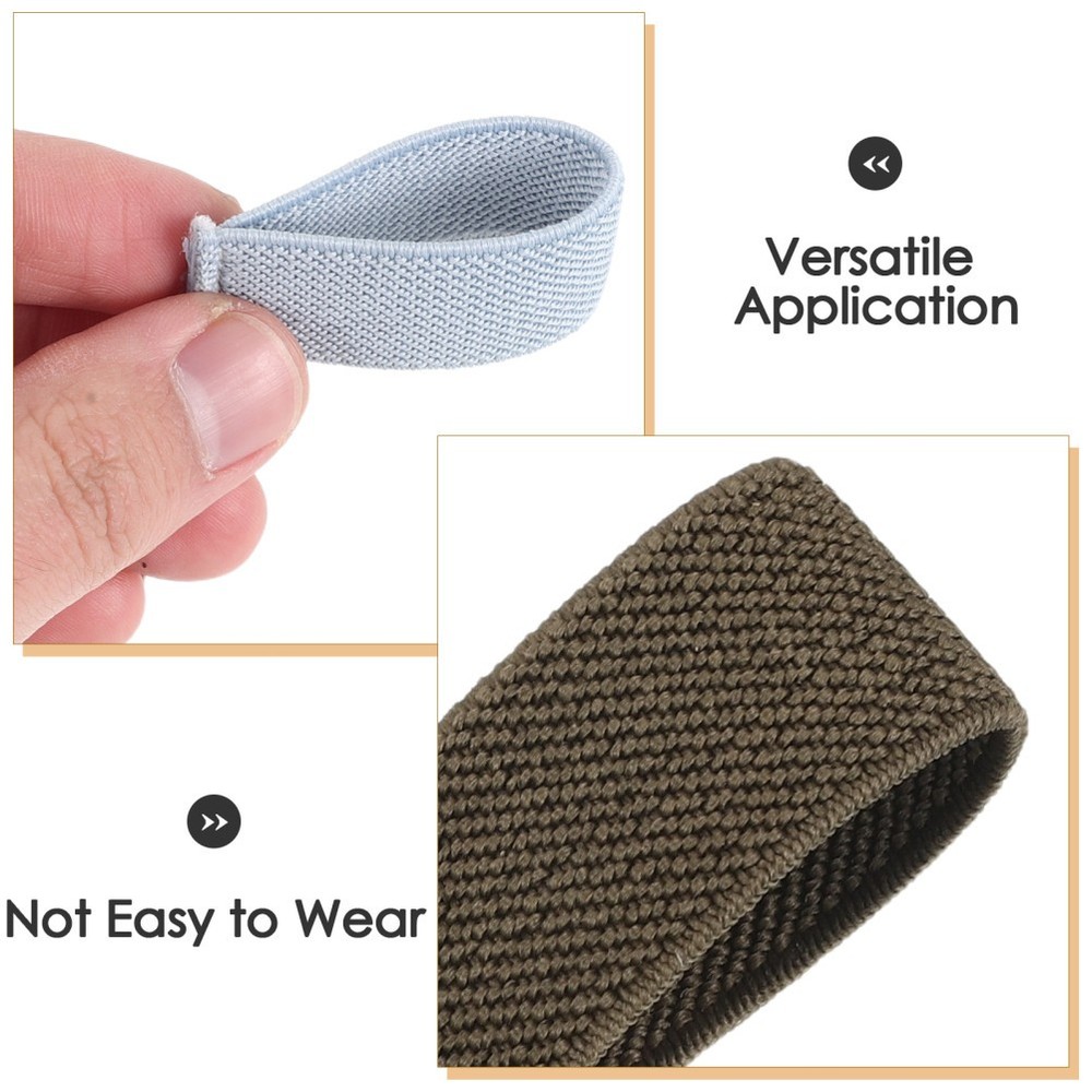 12 Pcs Belt Loop Retainer Elastic Keepers for Duty Backpack Straps Holder