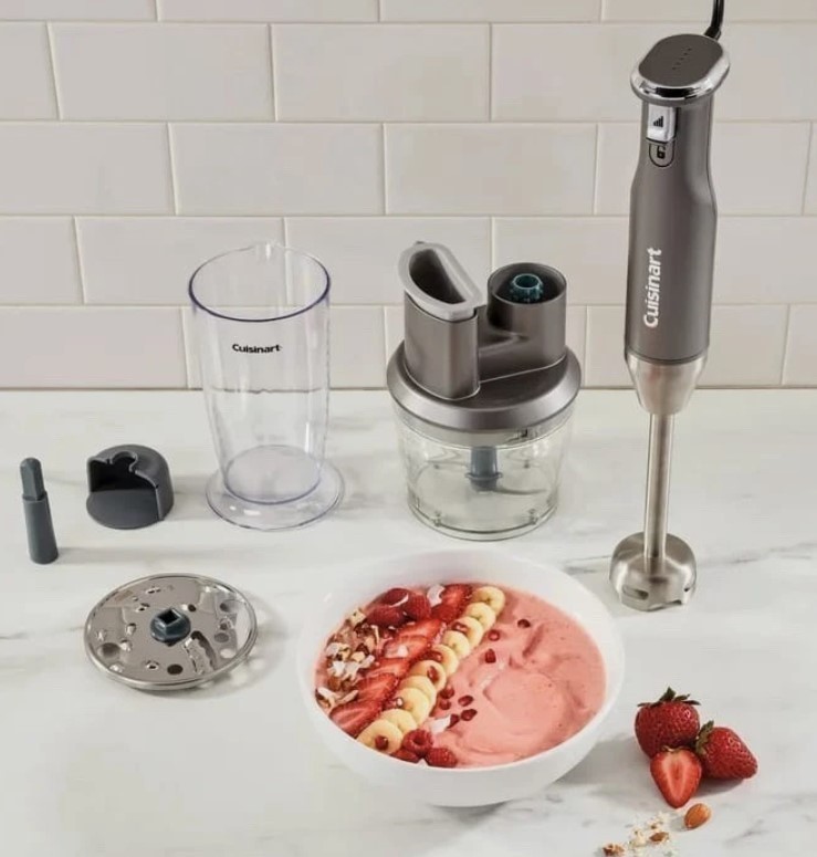 Cuisinart Smart Stick Variable Speed Hand Blender Food Processor HB-400pc