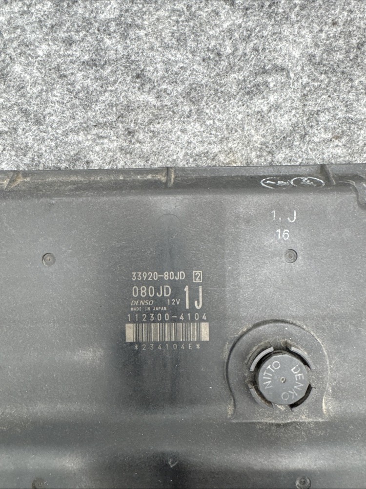 2007 Suzuki SX4 ECM ECU Computer Engine Control Module 33920-80JD