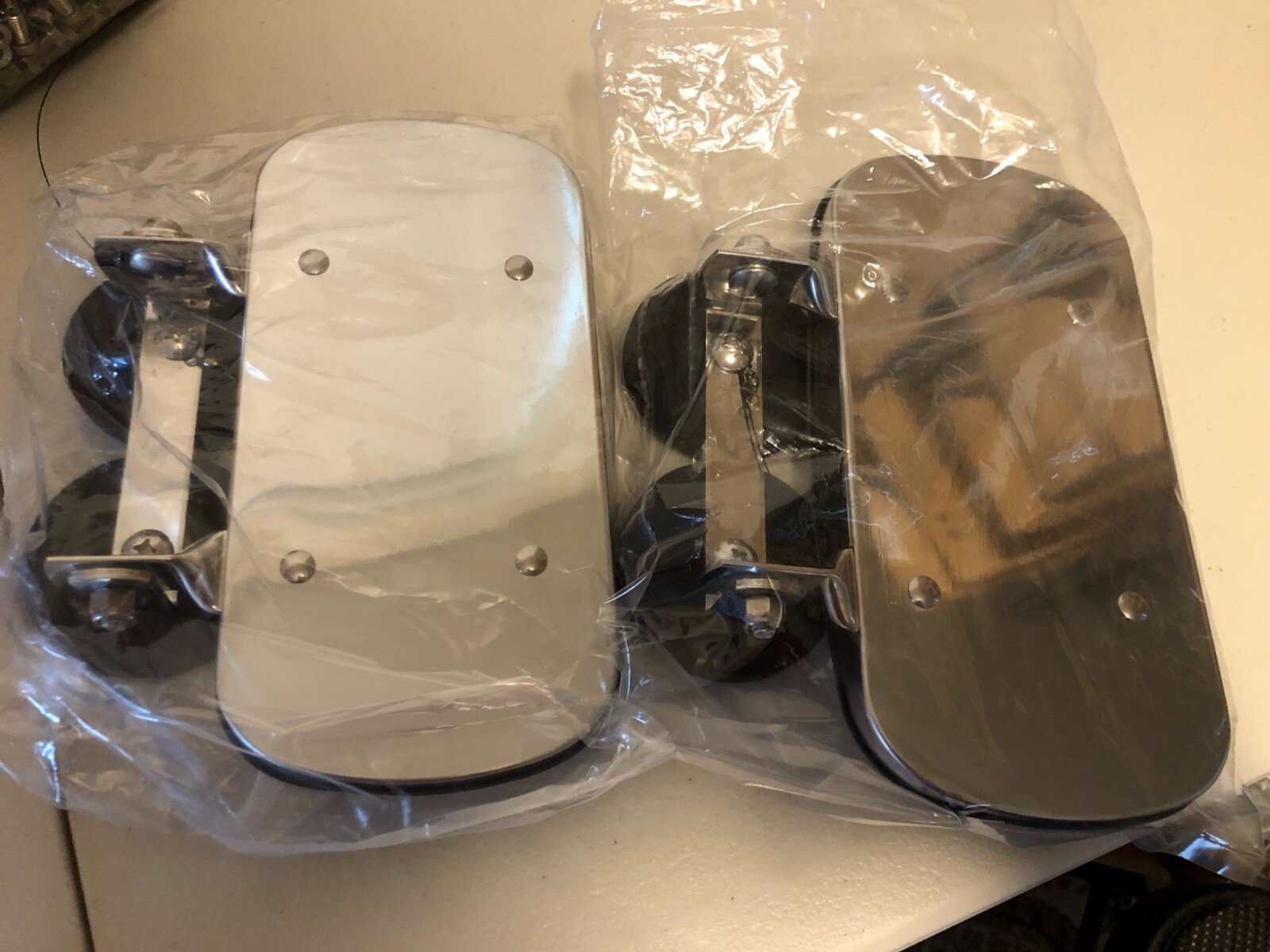 BEST YOU CAN BUY! TRACTOR MAGNET MIRRORS Skidsteer RUBBER COATED STAINLESS STEEL