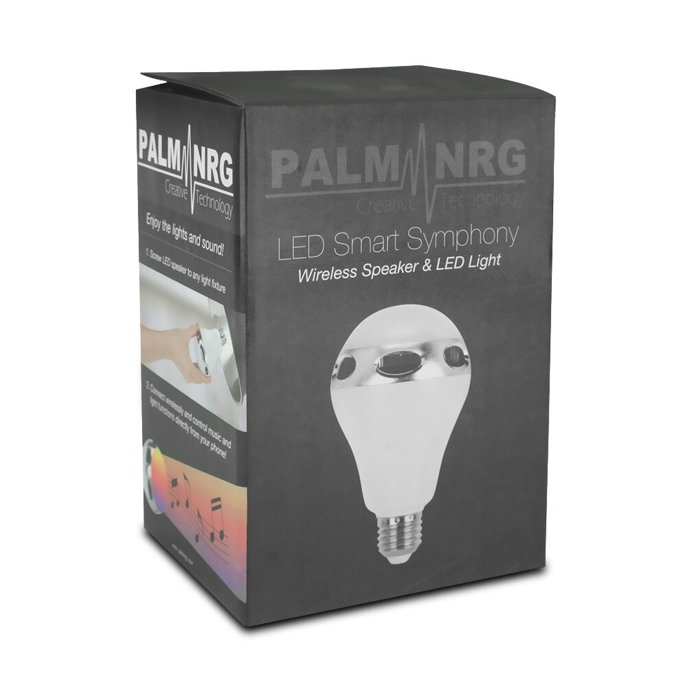 LED Smart Symphony Wireless Speaker & LED Lightbulb