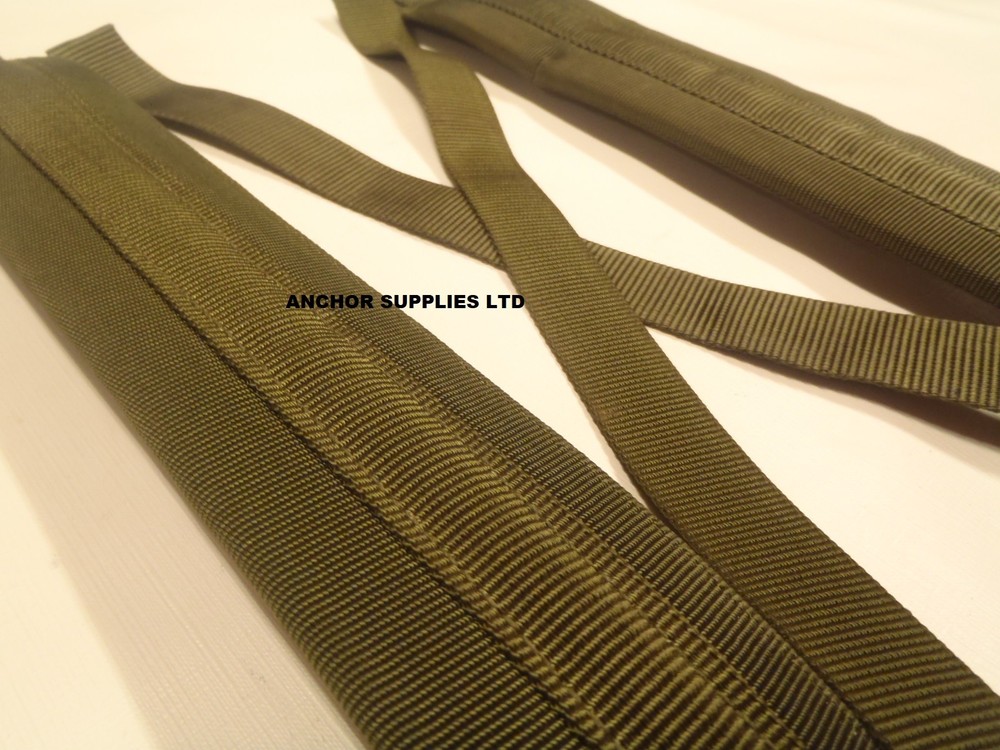 Ex British Army GS / Para Back Pack Frame Back Support Straps Pair (Still18F)