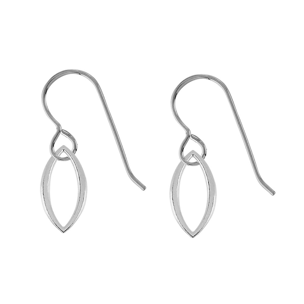 Tiny Leaf Petal Dangle Earrings