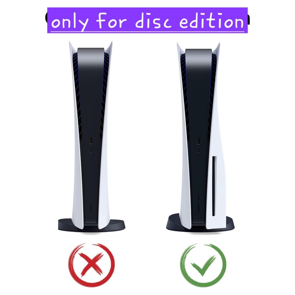 White replacement faceplate PS5 disc edition NEW