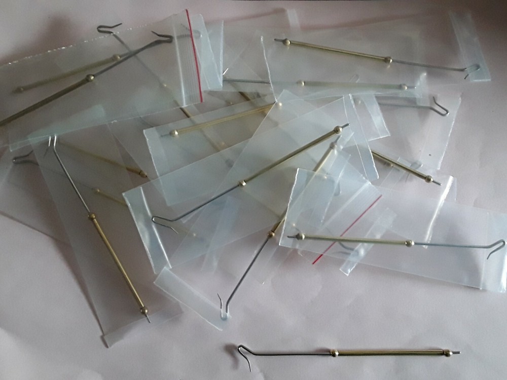 25 Rotating Dubbing Hooks Fly Tying Tools No. 7