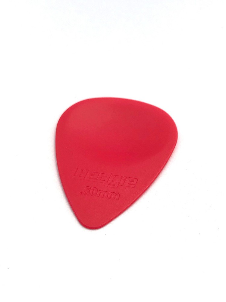Wedgie Delrin EX Guitar Picks | .50mm | Red | 12 pcs
