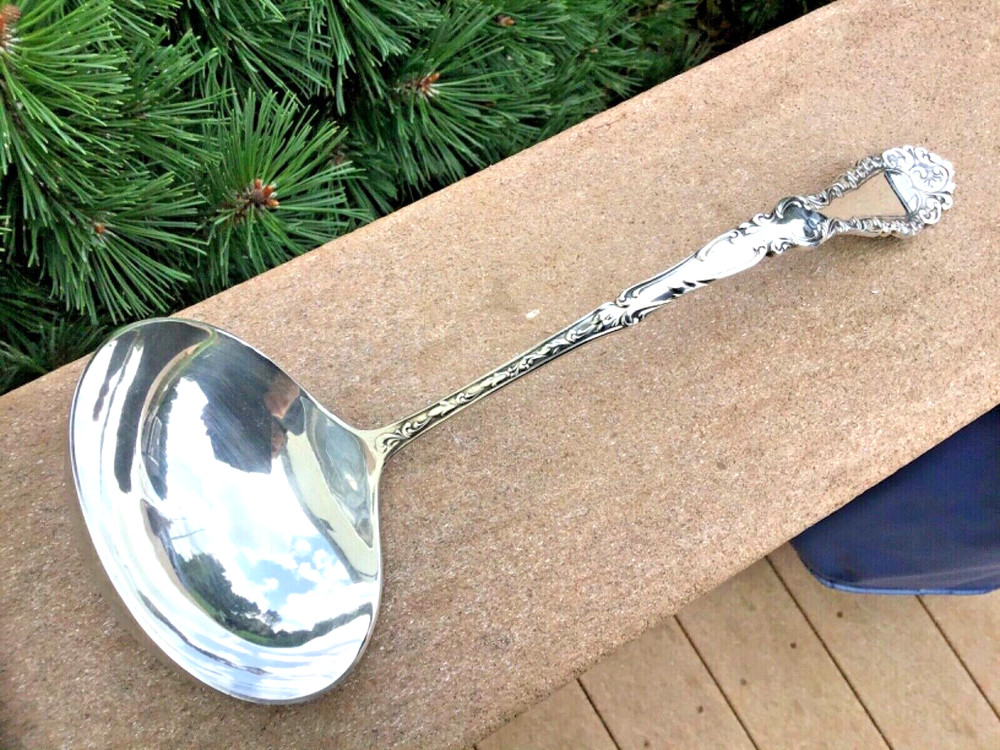 WEBSTER PATTERN SILVERPLATE 10 3/4” LADLE1900 SIMEON L. & GEORGE H. ROGERS