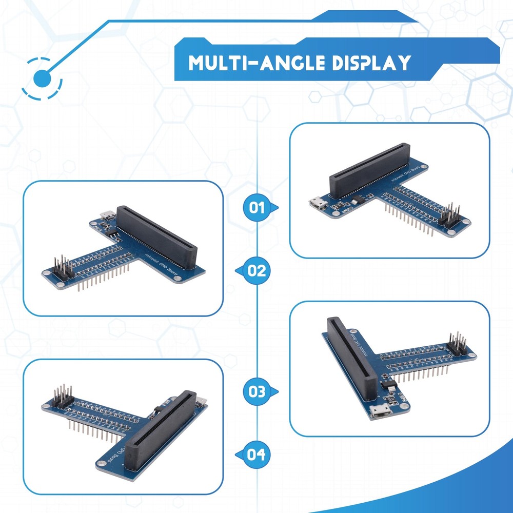 T-Type Expansion Adapter for Microbit Breadboard Python Graphical Program8454