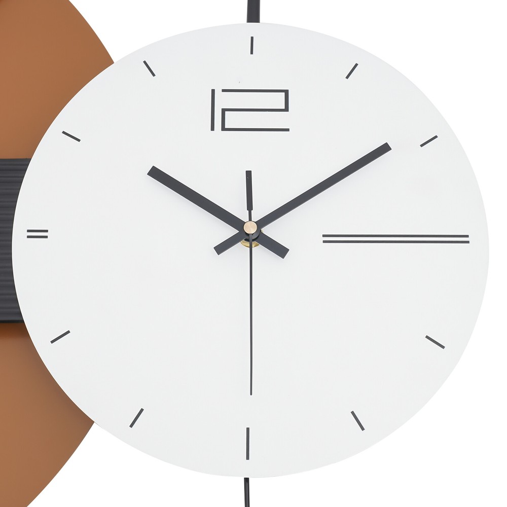 Modern Wall Clock, Wall Clock with Pendulum, Large Modern Wall Clock