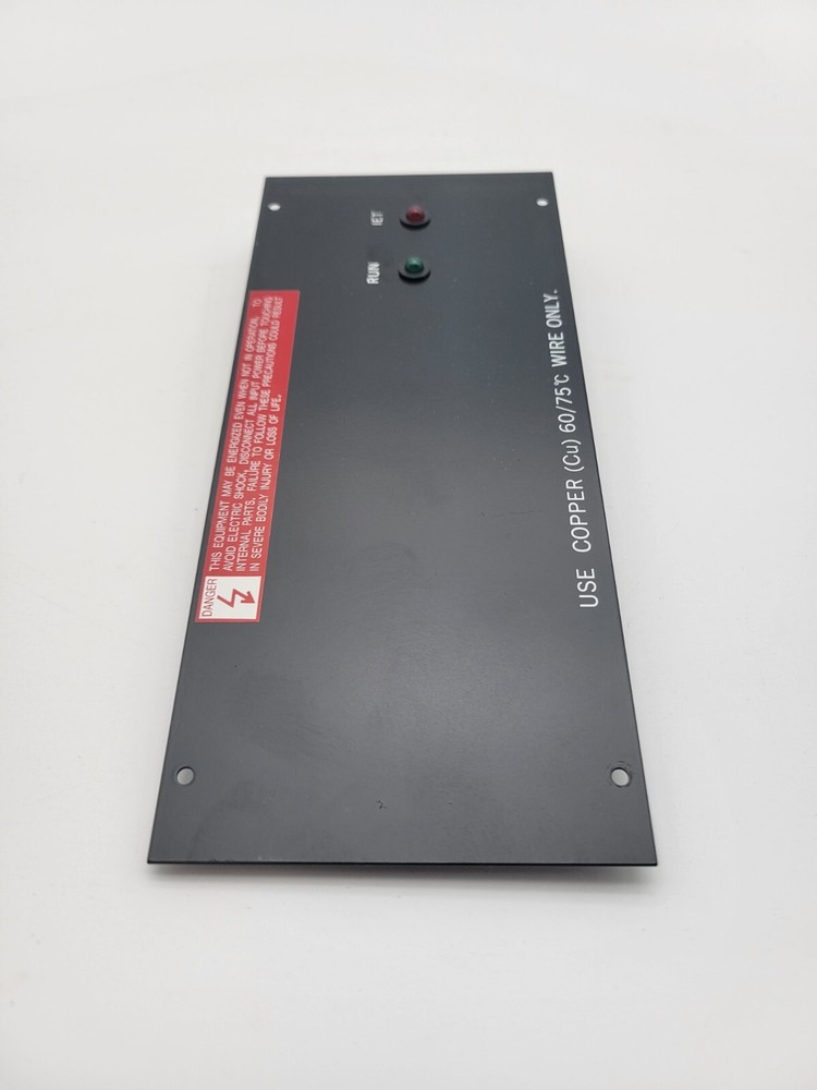 Reliance 1LS2004 RUN IET Panel Plate Indicator Light Assembly Frequency Meter