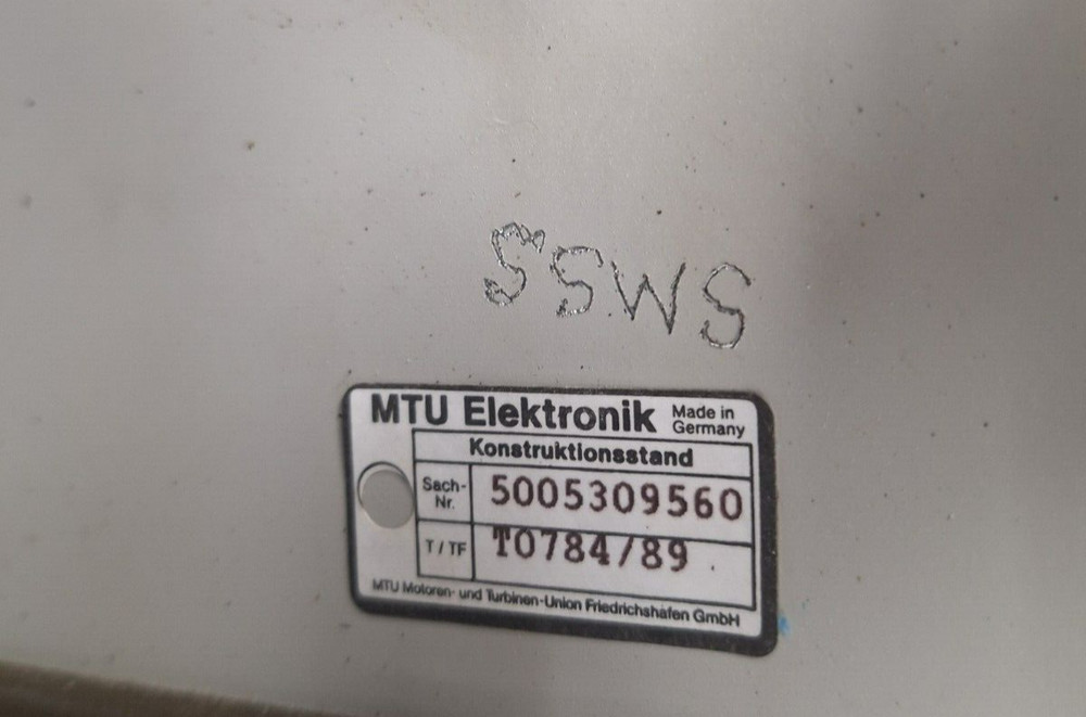 MTU 12V183, 5005309565 , Local Operator Panel (LOP)