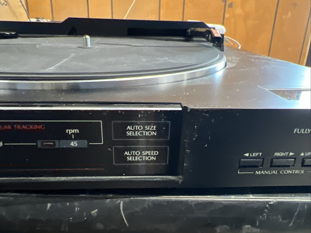 SANSUI P-L45 LINEAR TRACKING DIRECT DRIVE - FULL AUTOMATIC TURNTABLE UNTESTED