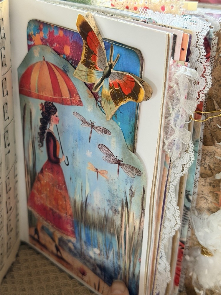 “Spring Sunshine”-Handmade Junk Journal