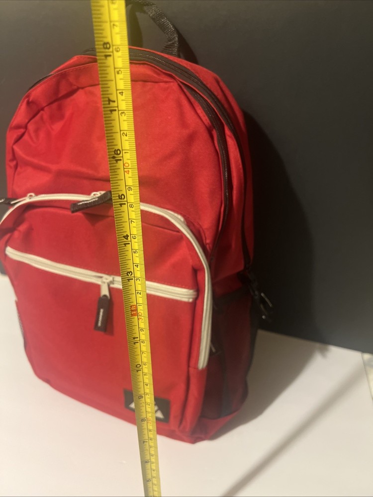 BN NT Red Backpack 13.5" Length, 16" Height, 4.25" Depth